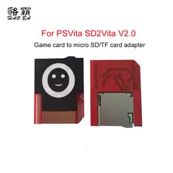 Для PSVita SD2Vita V2.0 игры карты Micro SD/TF карты адаптера для PS Vita 1000 2000 Henkaku 3,60 SD2Vita игры аксессуары