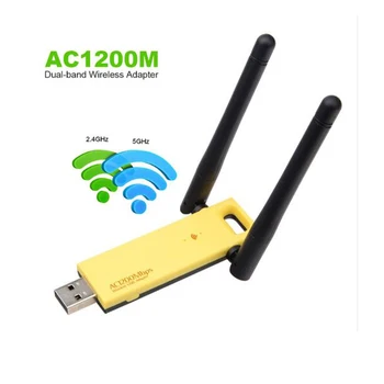 

Wireless USB WiFi Adapter 1200Mbps wi fi Antenna PC Network Card Dual Band wifi 5Ghz Adapter Lan USB Ethernet Receiver AC Wi-fi