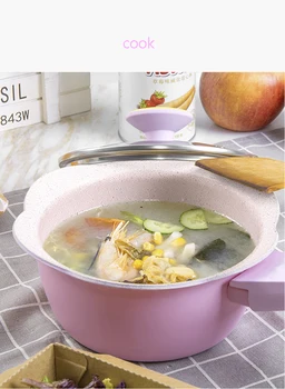 

Baby supplementary food wok hot milk maifanshi non-stick pot cooking instant noodles family single multi-purpose small pot