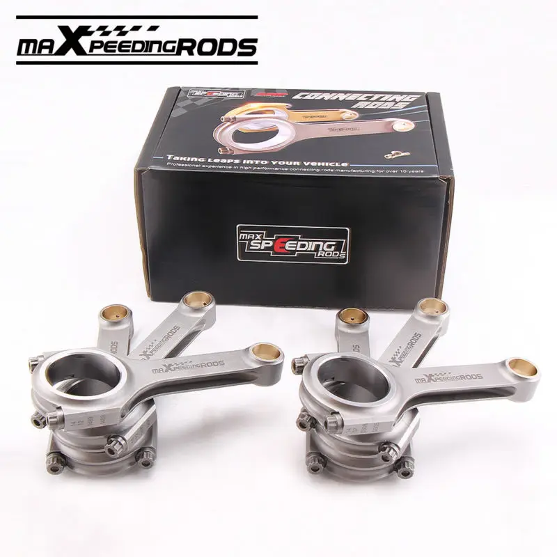 Шатунные стержни Conrods для Toyota 2JZ Супра Марка Лексус 2JZGE 2JZGTE IS300 142 мм Натуральная 3/" ARP 2000 болты поршни шатун