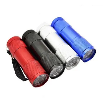 

Elfeland Mini Aluminum Flashlight 9LED Illumination Flashlight