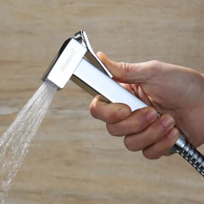 

Bathroom Bidet faucet toilet bidet shower set Portable bidet spray with ABS chrome shower holder and 1.5m hose handheld bidet