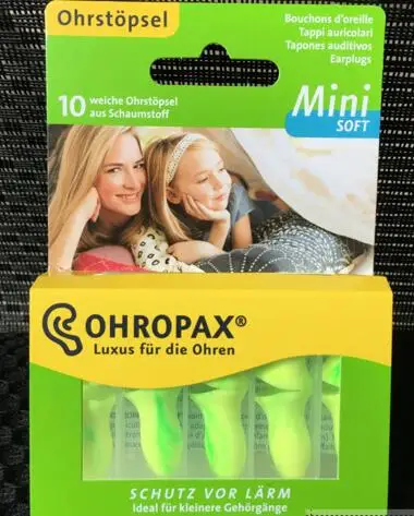 5 пар Ohropax Мини Мягкие беруши моющиеся пены уха Вилки спальный шумоподавляющие наушники для Для женщин ребенка хороший сон помощник