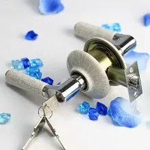 Wholesale- High Quality Copper Quality,Ceramic Knob door lock,Static free Room door lock,3 sets/lot,Free Shipping