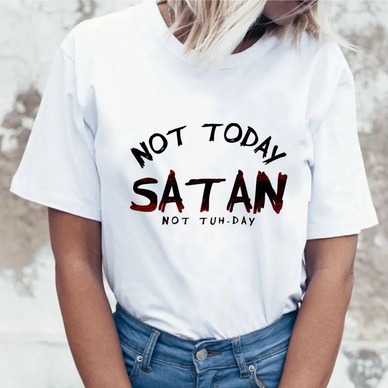 

Satan Demon Evil Reaper Satanism Grim Female Halloween Hell Funny Skull T- Shirt For Women T Shirt Horror Spirit Tee Shirt 2019