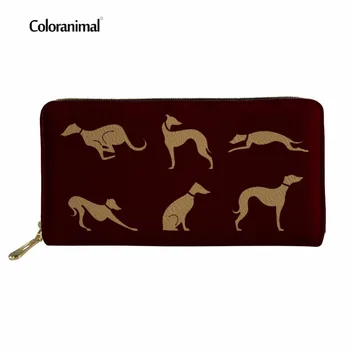 

Coloranimal Fashion Women Men Casual Long Wallet 3D Cute Dachshund Dog Pattern Credit Card Holder Wallet Woman Portable Purse