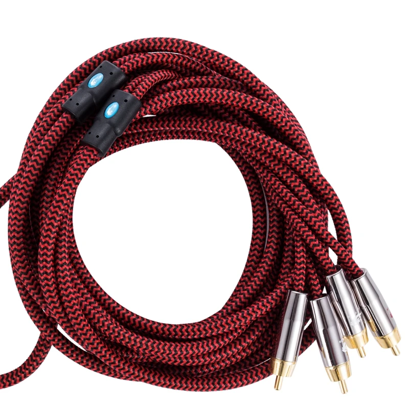 Quality Dual RCA to Dual RCA Audio Cable font b Amplifier b font TV font b