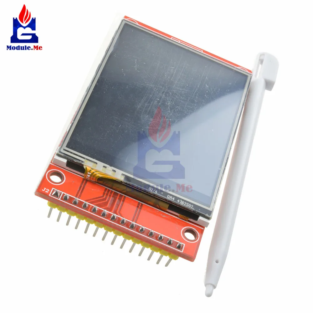 

2.4 inch SPI TFT LCD Screen Module 240x320 Touch Panel Serial Port Module with PBC ILI9341 3.3V/5V for Arduino