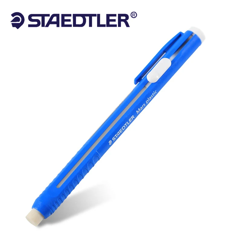 LifeMaster Staedtler Mars пластиковый карандаш свинцовый резиновый держатель ластика/Заправка для графита на бумаге и матовой Чертёжной пленки 528 50 Art - Цвет: Синий