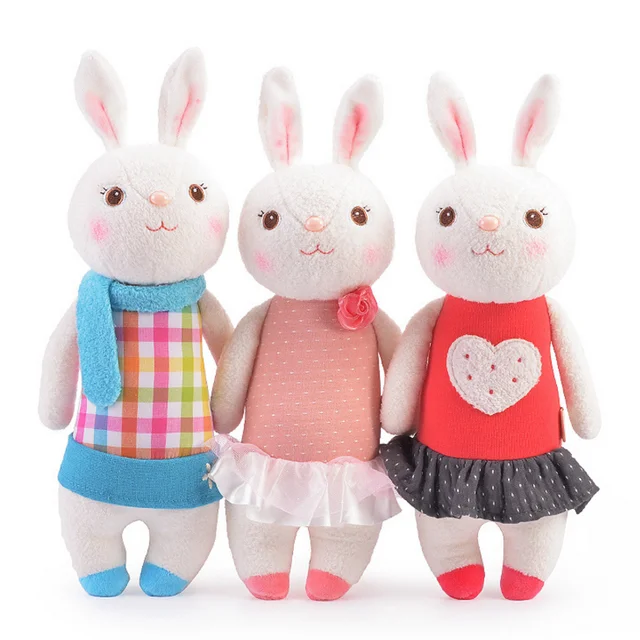 Best Offers 11 Inch Tiramitu Rabbits Mini Metoo Doll Plush Sweet Cute Lovely Stuffed Baby Kids Toys for Girls Birthday Christmas Gift