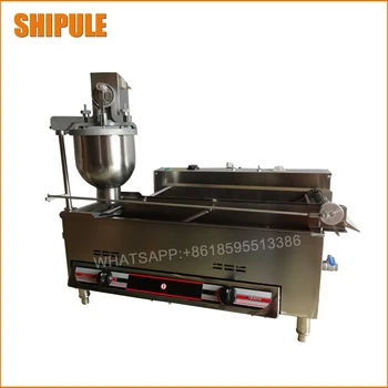 

Free shipping automatic lil orbits donut frying machine donut maker doughnut making machine