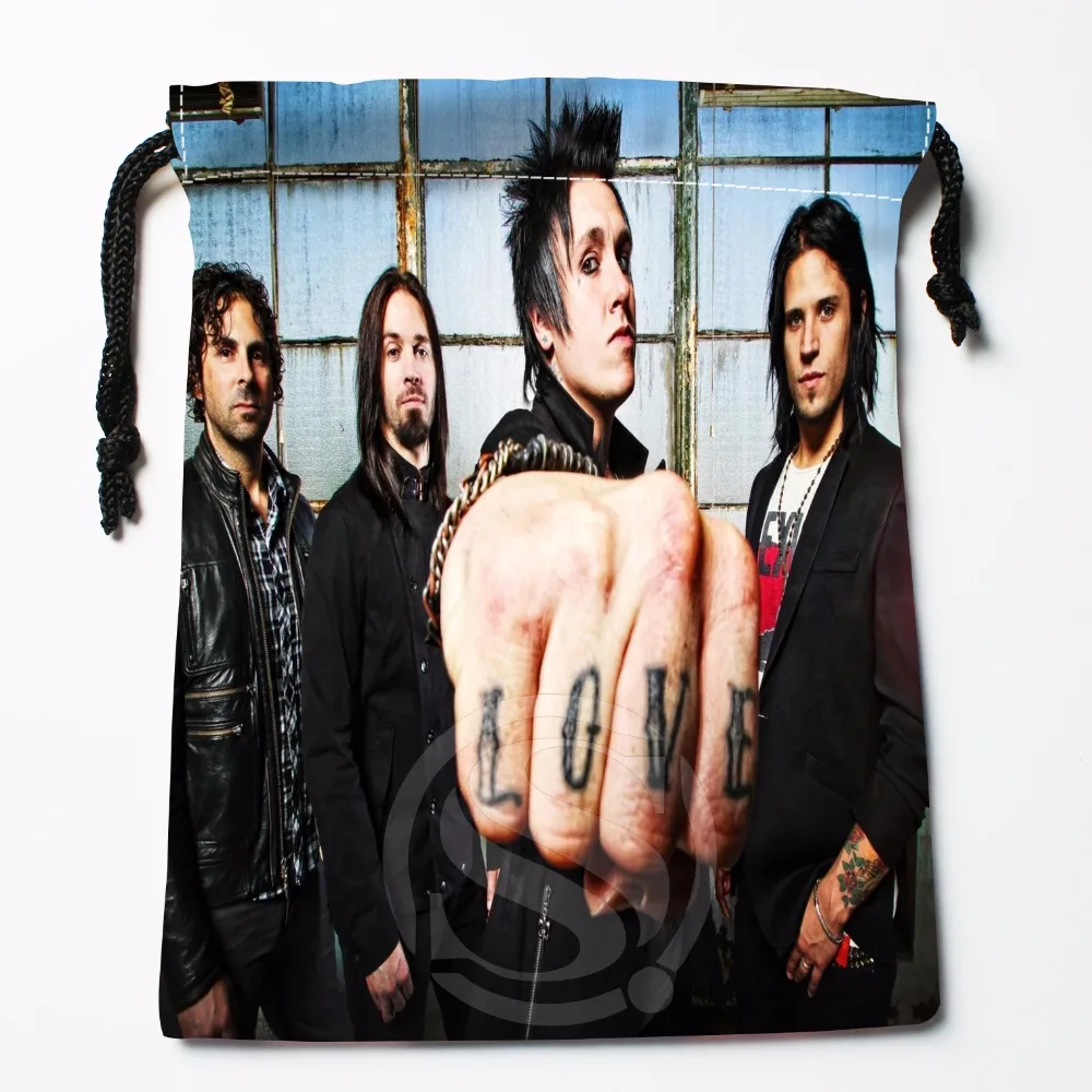 Fl Q80 New Music Papa Roach 2 Custom Logo Printed receive bag Bag Compression Type drawstring