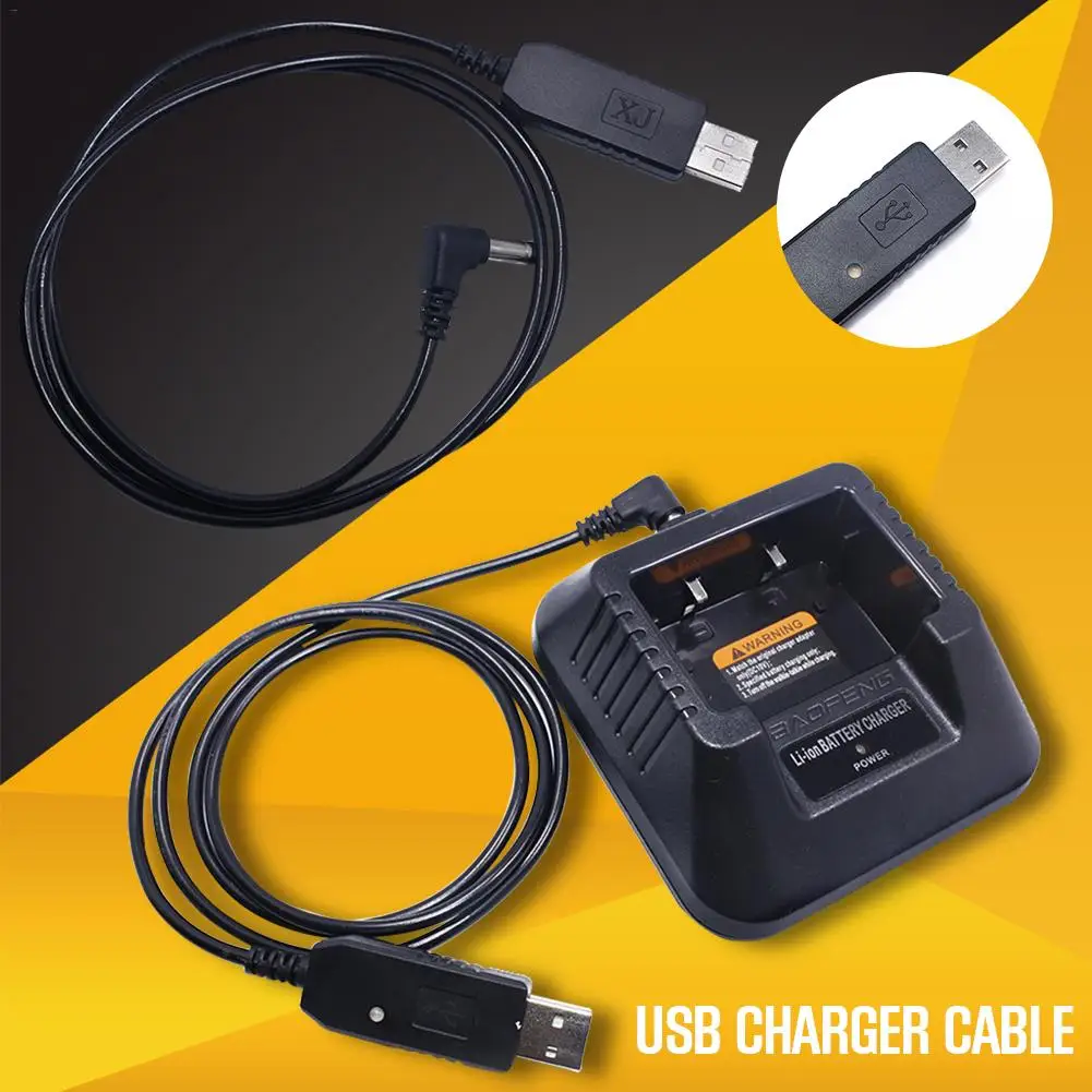 

USB Charger For Baofeng UV-5R UV-82 BF-F8HP UV-82HP UV-9R Wireless Two-way (without Charging Base And Wireless Two-way Power)