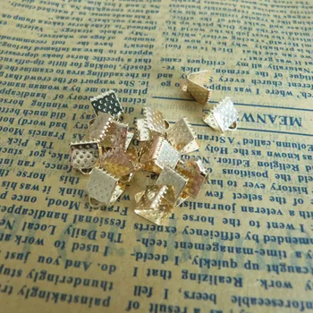 

size:6mm to 35mm you can choose ---KC gold plated end crimp clasp beads --500pcs/lot