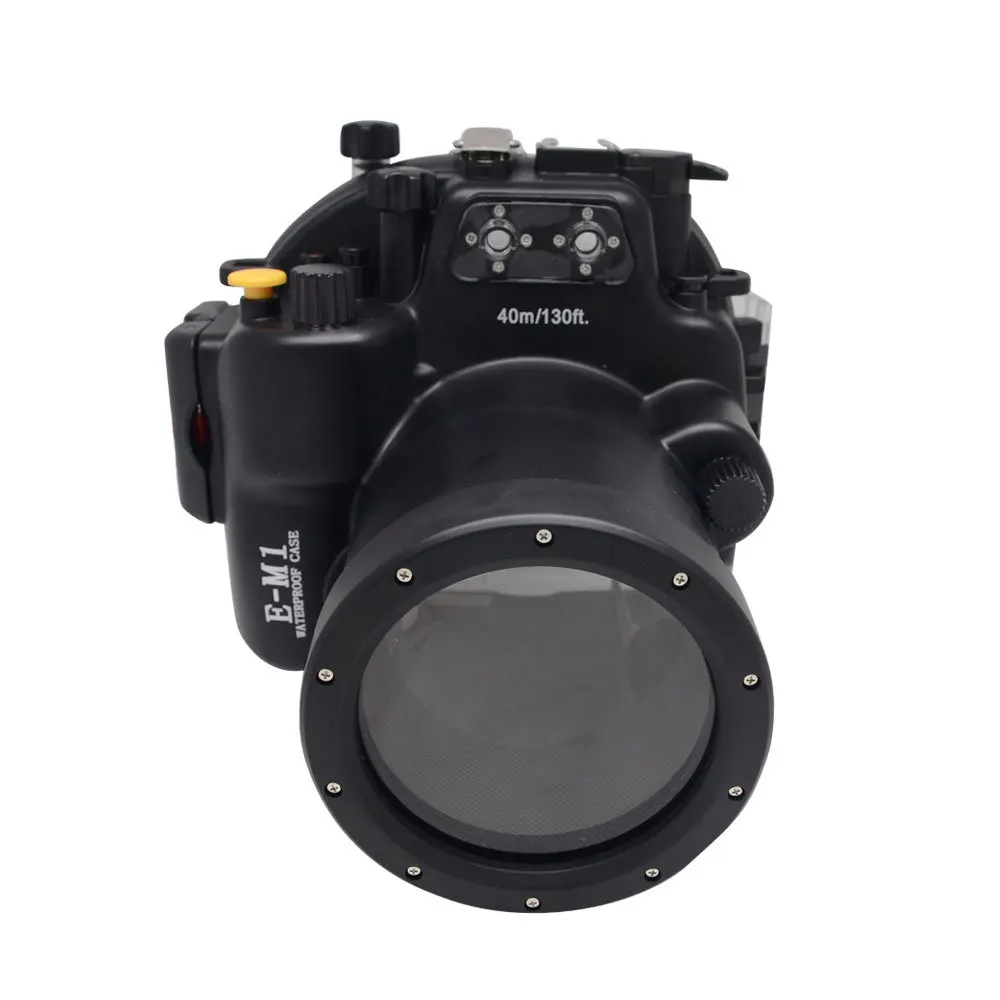 

Mcoplus 40M/130ft Waterproof Underwater Camera Housing Diving Case for Olympus E-M1 12-40mm