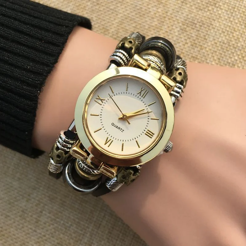 

Quartz Watch Women Watches Brand Retro New 2017 Female Clock Wrist Watch Lady Quartz-watch Montre Femme Relogio Feminino RW028