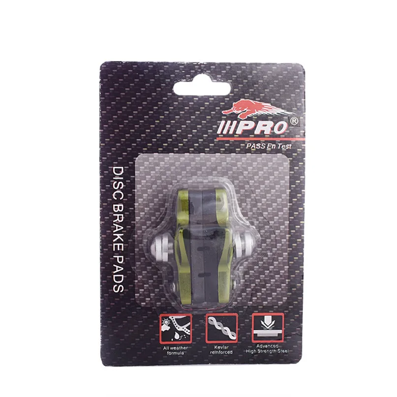 Bicycle Brake Pads Mountain Bike Silent Blocks For Brake Holder Rubber Cycling V brake aluminum alloy drawer brake pad #2y28 (6)