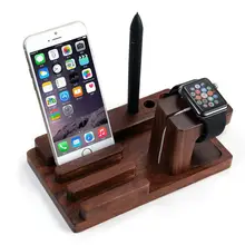 100% Natural Bamboo Charging Dock Station Bracket Cradle Stand Holder For Apple iPhone 6 Plus/6/5S/5C/5/4S/4/For i watch iPad
