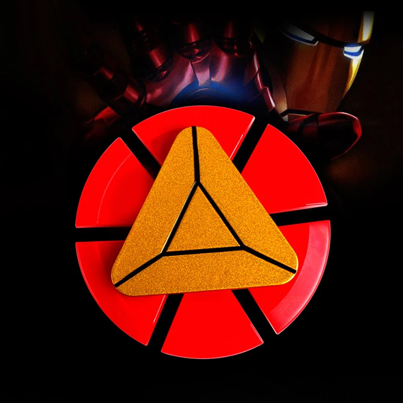 Fidget Avengers Homem De Ferro Capitão América Escudo Dedo EDC Mão Spinner Spinner Ansiedade Alívio do Estresse Brinquedos Divertido Brinquedo de TDAH