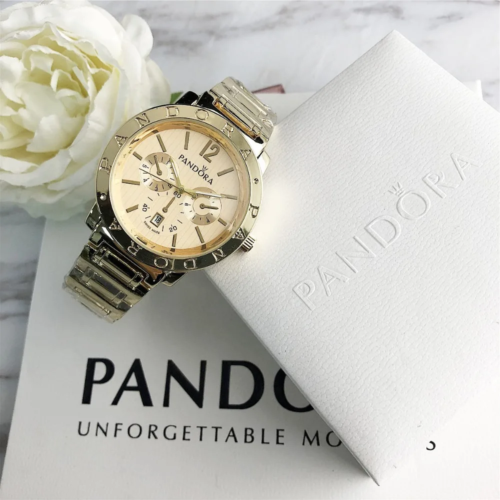 Pandora часы женские pandora браслет талисманы Серебро 925 оригинальные роскошные для