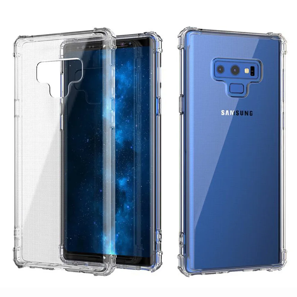 TPU1161 Samsung Galaxy A7 A9 A5 2018 2017 A8 A6 Plus  Four angle Airbag Anti fall Mobile Shell Explosion Transparent For Note 9 Cover (2)