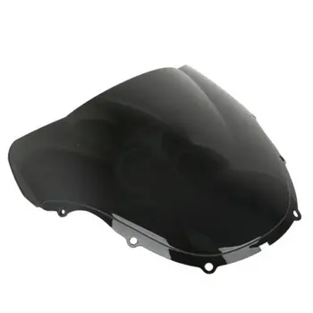

New Black Dual Bubble Windshield Windscreen For Honda CBR 600 F4 1999-2000