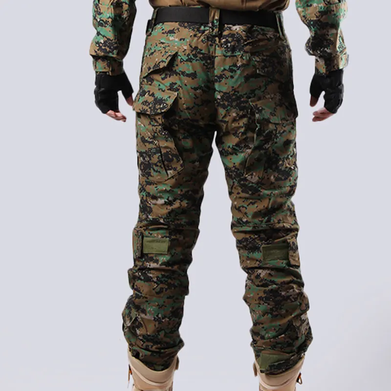 Camo Military Tactical Pants Men Pants Hunting Clothing Airsoft Paintball Army Combat Suit Camouflage Sport Trouser BDU