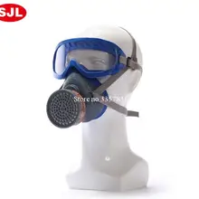 Высокое качество защитная маска несколько тип фильтра газов, Химических Маска пестицид краска газовый баллончик полный респиратор противогаз