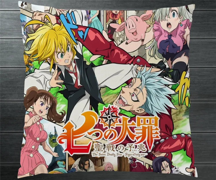 Dakimakura Elizabeth Liones Seven Deadly Sins 7 Body Pillow Case Hug 150 x 50