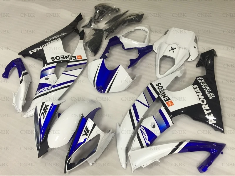 Для YAMAHA YZFR6 2008- мотоцикл обтекатель для YAMAHA YZFR6 Белый Синий тела наборы YZF R6 2010 обтекатель Неокрашенный - Цвет: INJECTION mold