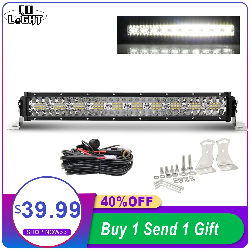 

CO LIGHT Led Light Bar Offroad 12D High Power 390W 585W 780W 936W 975W 3-Rows Spot Flood Combo 4x4 Led Work Light for ATV Truck
