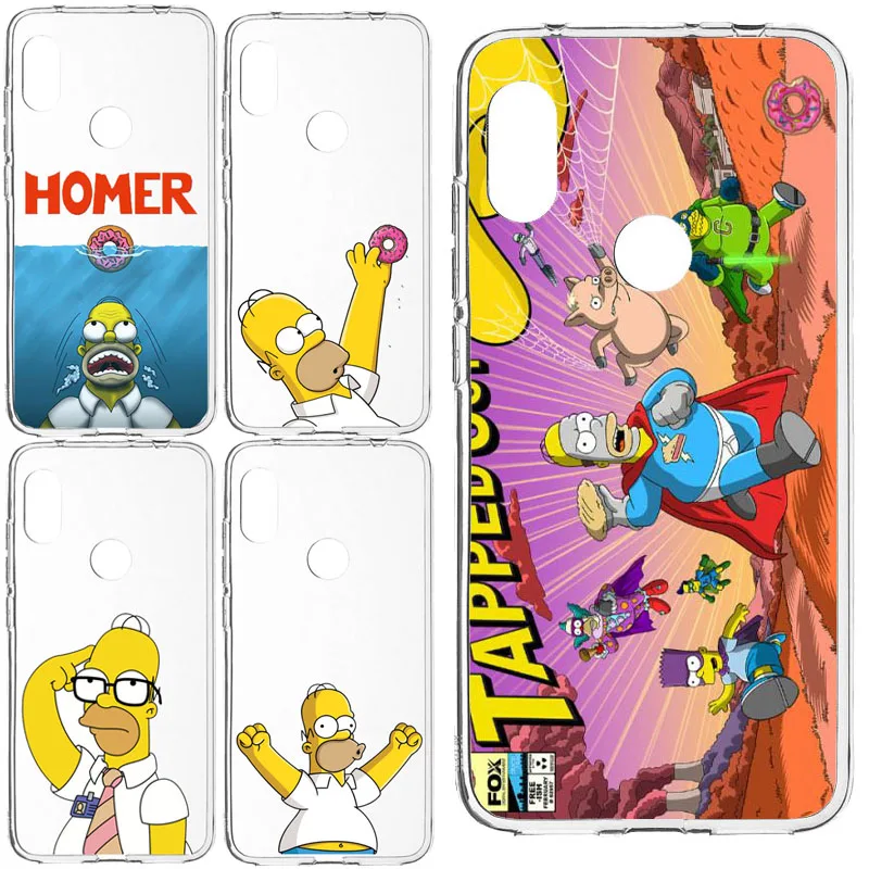 Мягкий ТПУ чехол Simpson для Xiaomi Mi 9T Redmi NOTE5A NOTE5 Pro Xiao mi 8 SE | Мобильные телефоны и