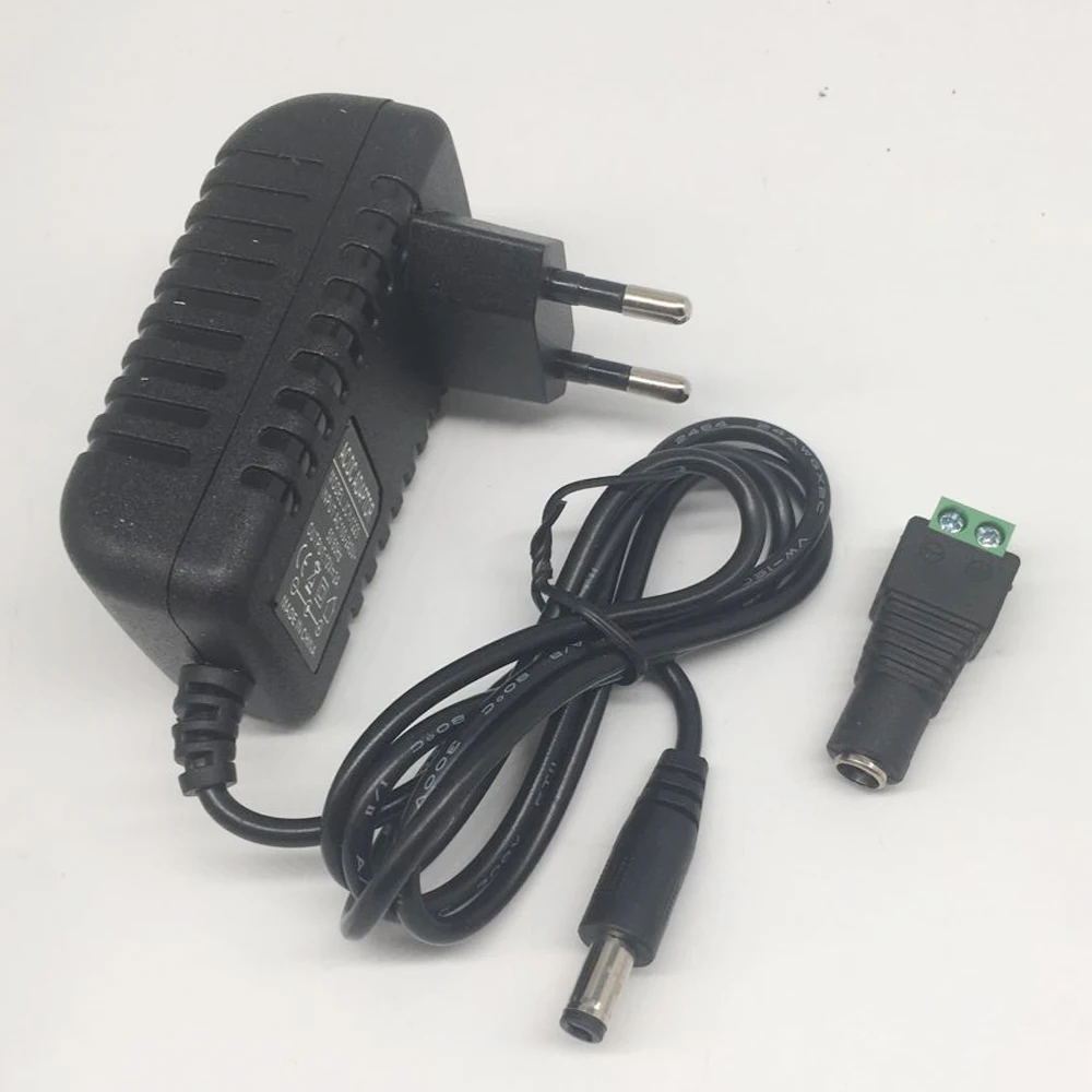 DC12V адаптер AC100 240V трансформаторы из положить 2A Питание для Светодиодные ленты +