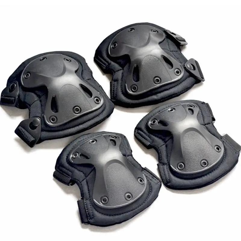 

Army Tactical Paintball Airsoft Hunting Protection War Game Knee And Elbow Protector Knee Pads & Elbow Pads Set