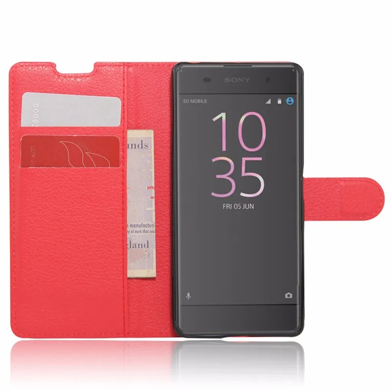 Luxury Wallet PU Leather Back Cover Case For Sony Xperia XA Dual F3113 F3112 F3115 Flip Protective Phone Case Skin Bag With Gift (17)