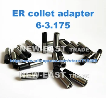 

10pcs 6-3.175 High accuracy Collet chuck adapter ER collet adapter CNC Tools collet kit could mix router parts