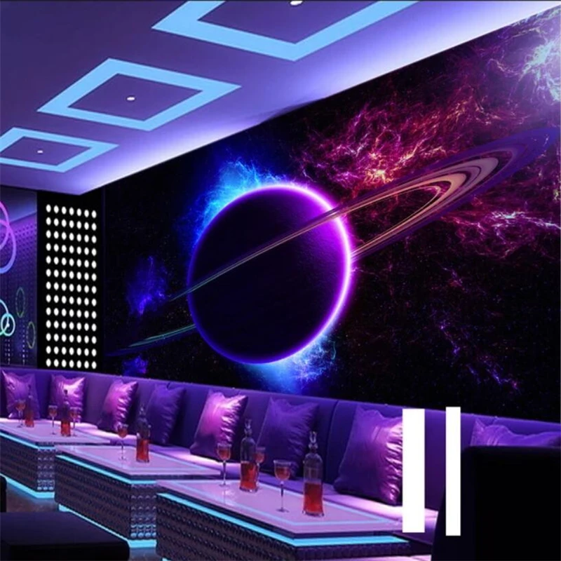

beibehang Custom wallpaper 3d murals KTV universe tooling wall living room bedroom decorative painting papel de parede wallpaper