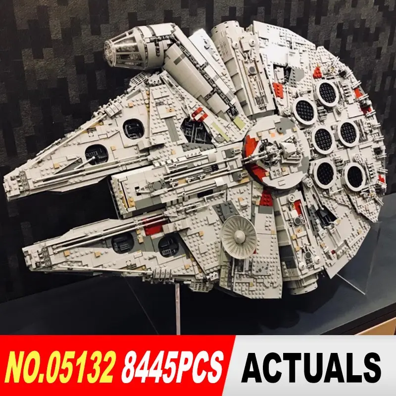 

Lepin 05132 Star Destroyer Millennium Falcon LegoINGlys 75192 Bricks Model Building Blocks Educational Toys WARS