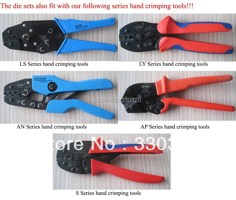 Die Sets for AM-10 Pneumatic Crimping Tools and EM-6B1/2 Electrical Crimping Tools($3/pcs) - Image 6