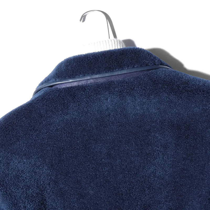 Perfect Real Fur Coat Autumn Winter Jacket Men Sheep Shearling Fur 100% Wool Coats Streetwear Men Blazer Manteau MG-A1800088 MY2037 3