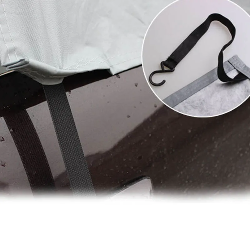 Car Cover Prevent Heat Cold Rain Snow Frost Sun Roof Protector Half Cover Car Styling