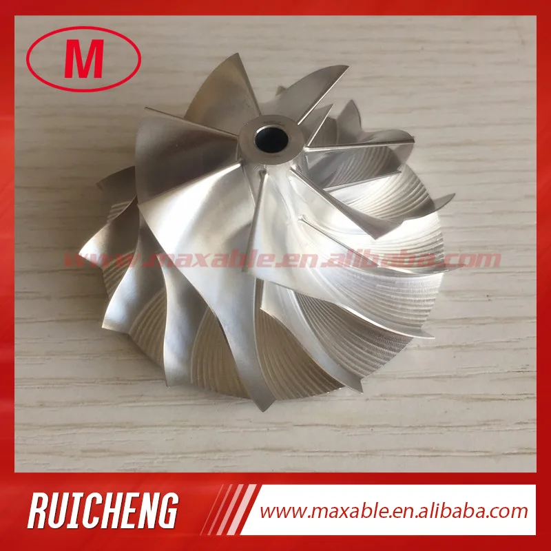 

TD04HL 7+7 blades 44.00/62.00mm high performance Turbocharger Billet/milling/aluminum 2618 compressor wheel