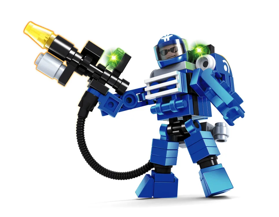 25266 67pcs Robot Spitfire Constructor Model Kit Blocks Compatible LEGO Bricks Toys for Boys Girls Children Modeling