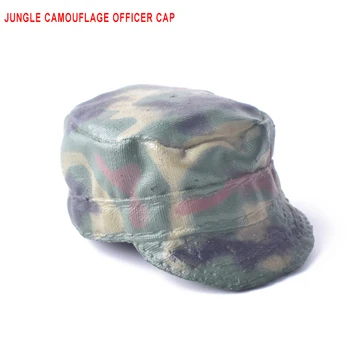 

1/6 Scale World War II Jungle Camouflage Cap Officer Hat Model Clothes Accessories Fit 12 Inch Soldier Action Figure Doll Toys