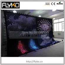 4x6 м занавеска высокого разрешения 10 см led задник со сценическими эффектами