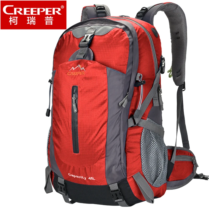 2016 New Fashion Travel Backpack Double Shoulder Bag Big Volume Colorful high quality Backpack Waterproof bag 45L50L