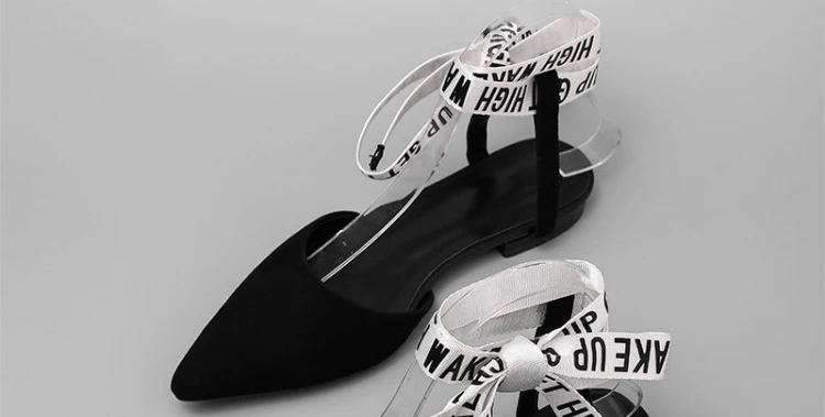 Women Brand shoe low heel Women Casual Shoes Slip On Slides Pointed Toe Low Heel Shoes emale bowtie air mesh polka dot pump