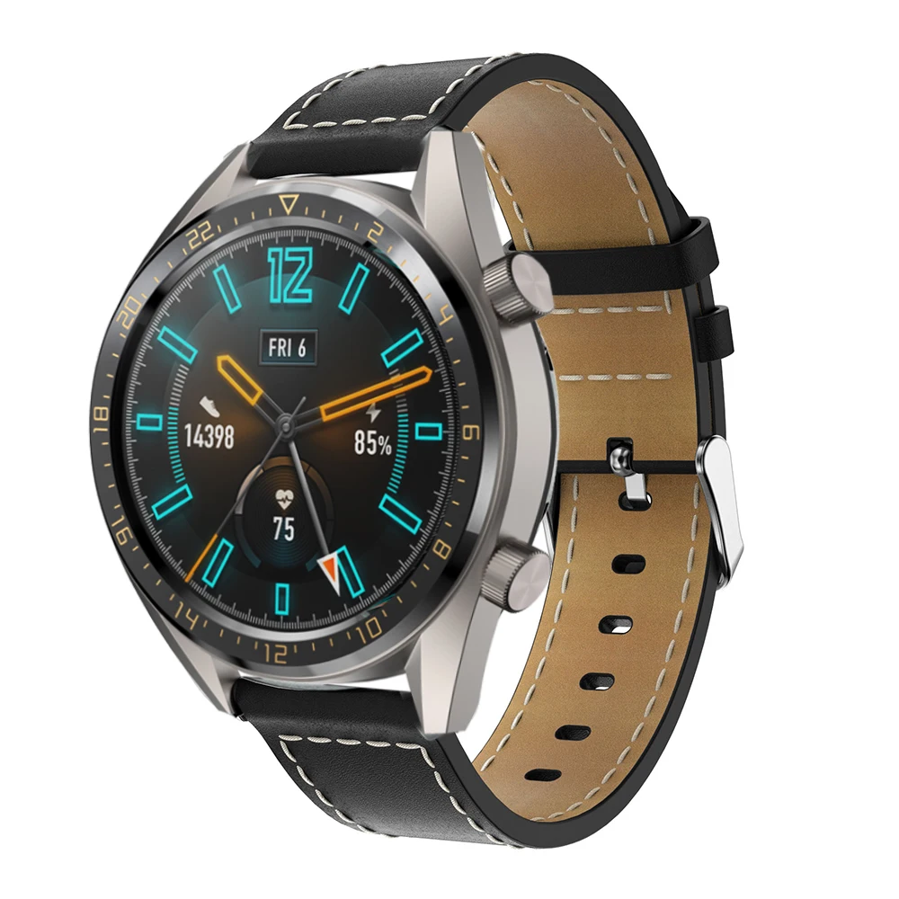 UIENIE 22 мм ремешок для часов huawei Watch GT Active из натуральной кожи Силиконовый ремешок для часов huawei Honor часы волшебный браслет