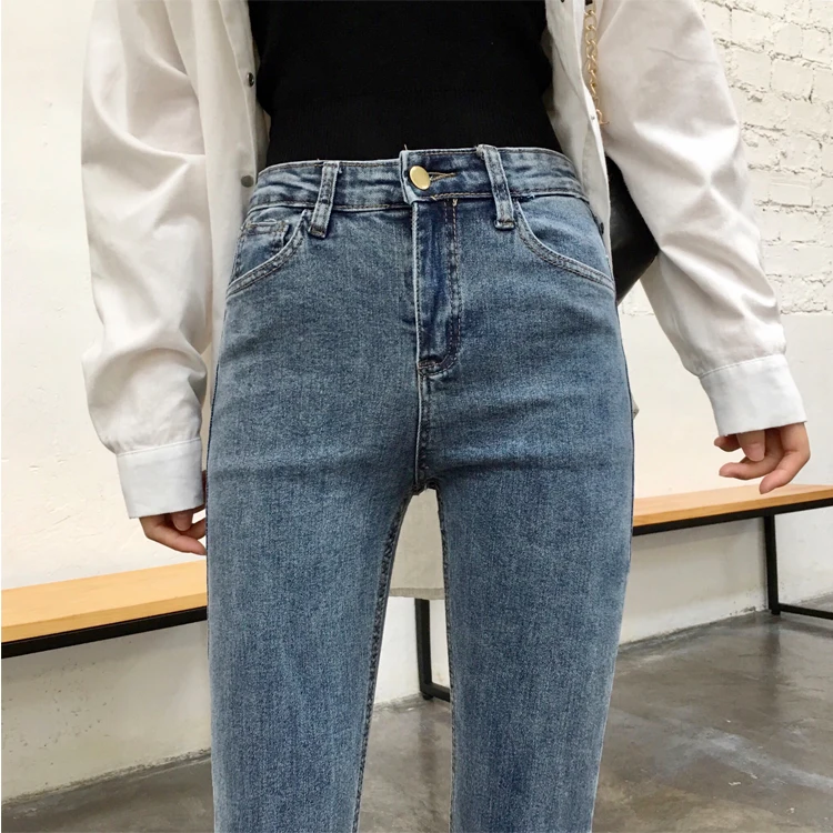 Дешевая Новинка Весна Лето Горячая Распродажа женские модные повседневные джинсовые штаны XC28
