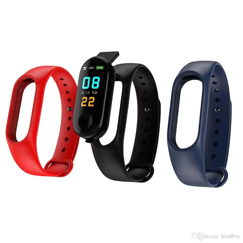 

M3 Smart Bracelet smart watch Heart Rate Monitor bluetooth Smartband Health Fitness Smart Band for Android iOS activity tracker